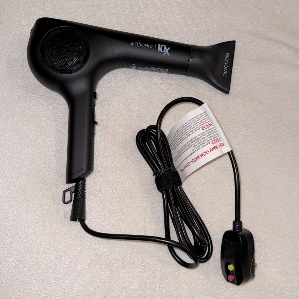 Bio Ionic 10X Pro Ultralight Black Speed Dryer